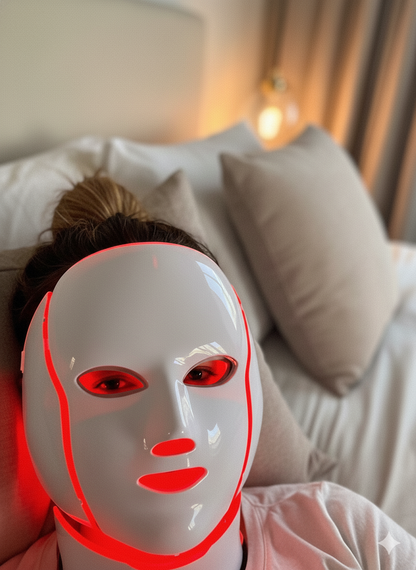 Bloomskin RegenMask LED & Microcurrent Mask for Lifting Jowls, Cheeks, and Lower Face
