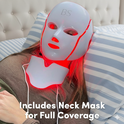 Bloomskin RegenMask LED & Microcurrent Mask for Lifting Jowls, Cheeks, and Lower Face
