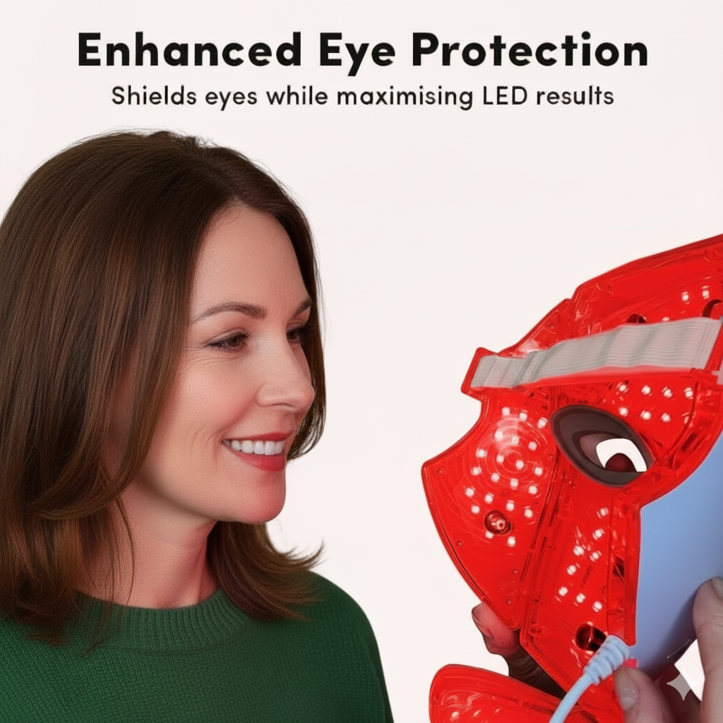 Bloomskin RegenMask LED & Microcurrent Mask for Lifting Jowls, Cheeks, and Lower Face